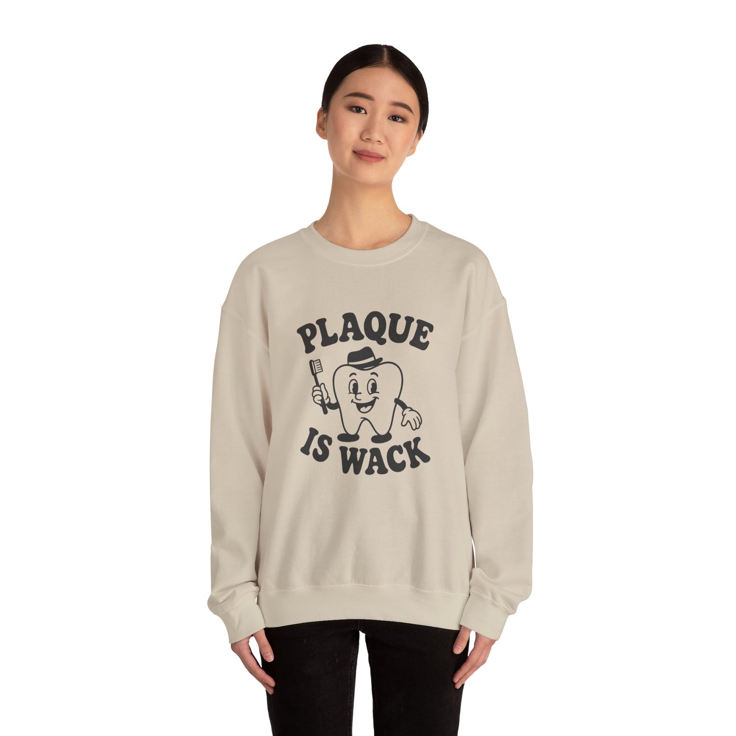 Plaque is Wack Crewneck Sweatshirt